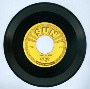 elvis presley sun recordings rare record